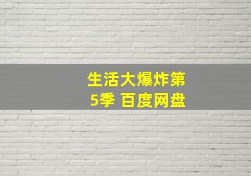 生活大爆炸第5季 百度网盘